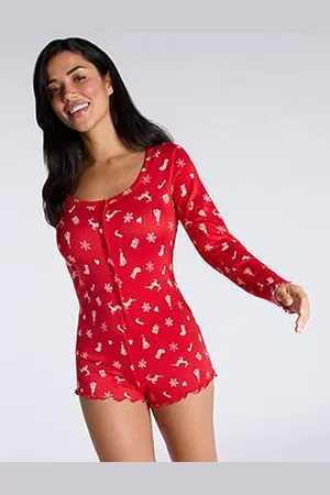 Boux Avenue Soft Touch Xmas Pj Playsuit
