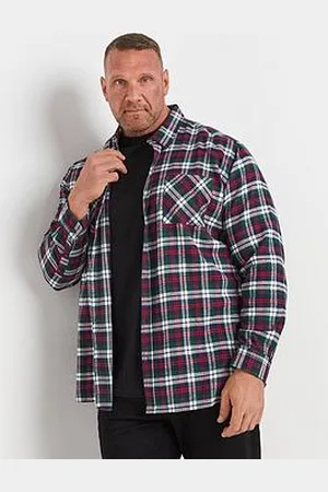 BAD RHINO Brushed Checked Long Sleeve Shirt - Multi