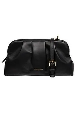 PURE LUXURIES LONDON Kimberly Nappa Leather Cross Body & Clutch Bag