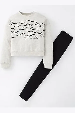 Very Girls Sequin Animal Sweat And Legging Set