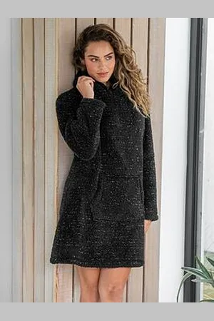 Pour Moi Metallic Cosy Fleece Oversized Lounge Hoodie
