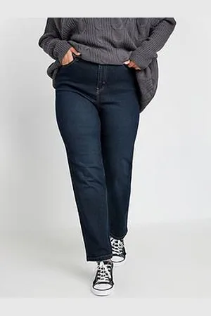 Yours Curve Ruby Straight Leg Jeans 30"