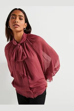 Very Volume Sleeve Pussy Bow Blouse