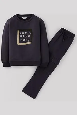 Very Boys Lets Have Fun Sweatshirt And Jog Set