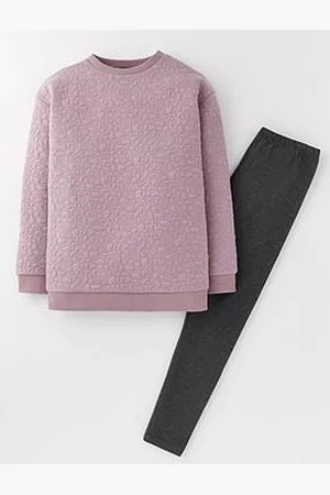 Very Girls Jacquard Longline Sweat And Legging Set