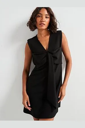Very Bow Front Mini Shift Dress