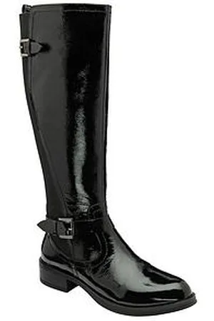 Ravel Eildon Leather Knee High Boot - Crinkle