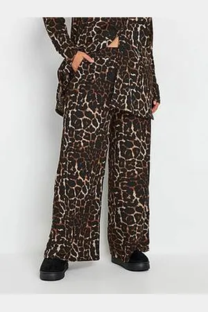 Yours Curve Leopard Print Trousers