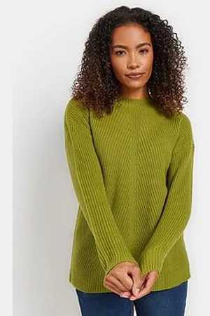 M&Co Funnel Neck Stitch Jumper