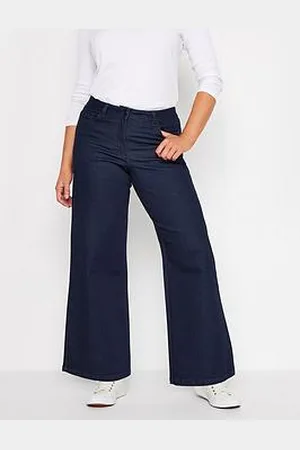M&Co Petite Wide Leg Jeans