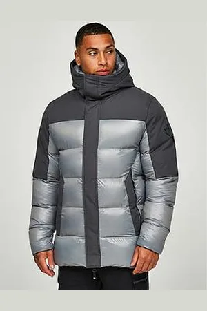Zavetti Canada Takona Padded Parka Coat - Sharkskin