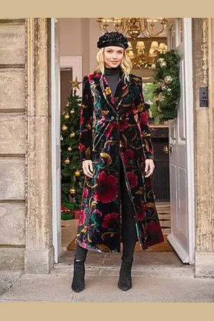 Joe Browns Statement Boutique Printed Velvet Coat
