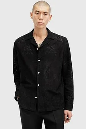 AllSaints Okesa Brockade Button Through Shirt