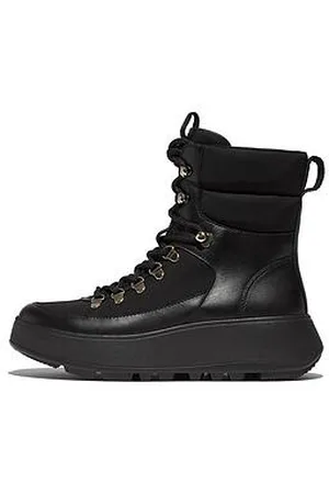 FitFlop F-Mode Water Resistant Hiker-Lace Flatform Ankle Boots