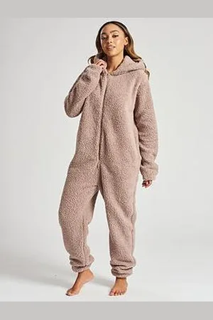 Loungeable Borg All In One With Ears - Taupe