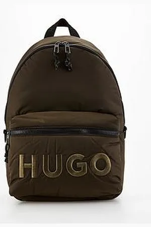 HUGO BOSS Rikky Tonal Logo Nylon Backpack