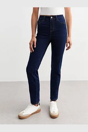 New Look Slim Straight Jeans - Blue