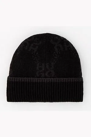 HUGO BOSS Xayn Mono Chain Beanie Hat