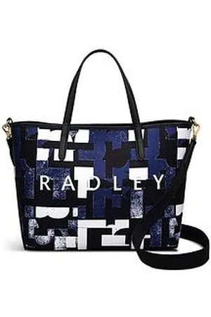 Radley Southwell Gardens-Abstract Geo Medium Open Top Grab Bag - Evenfall
