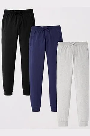 Everyday Basic Boys 3 Pack Black, Navy And Grey Joggers