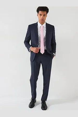 HUGO BOSS H-Huge 224 Slim Fit Pindot 2 Piece Suit