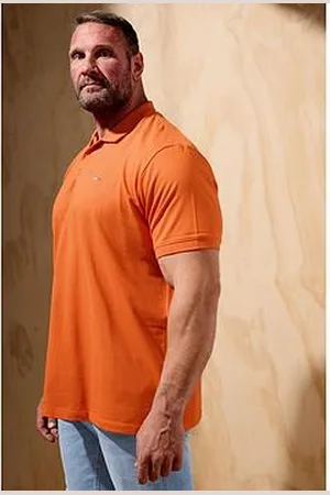 BAD RHINO Big & Tall Plain Polo Shirt