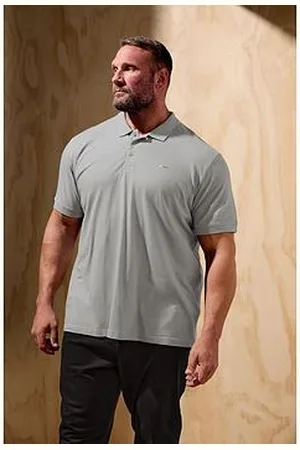 BAD RHINO Big & Tall Plain Polo Shirt