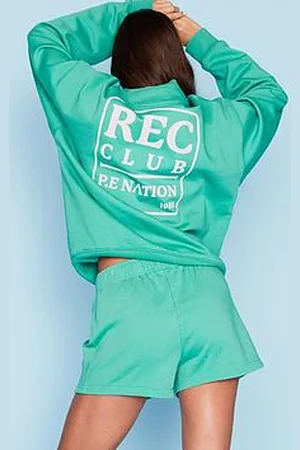 P.E Nation Womens Training Seminal Sweatshirt - Blue