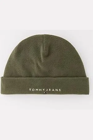 Tommy Hilfiger Linear Logo Fleece Beanie Hat