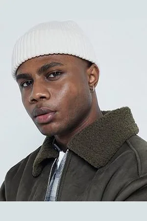 River Island Ecru Docker Beanie Hat