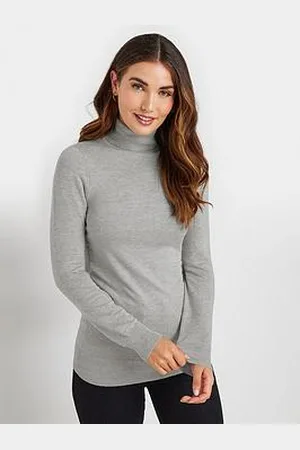 Long Tall Sally Roll Neck Fine Gauge Jumper