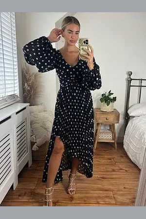 Style Cheat Toni Spotted Midi Dress