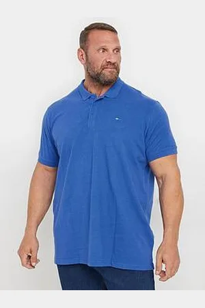 BAD RHINO Big & Tall Plain Polo Shirt