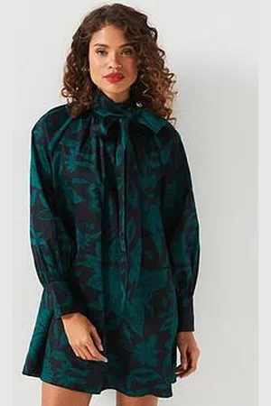 Very Pussybow Printed Smock Dress