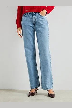 MANGO Matilda Mid Rise Straight Jeans