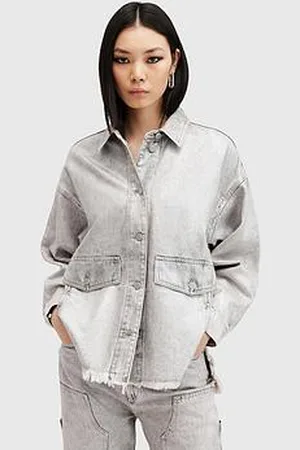 AllSaints Hettie Oversized Denim Shacket