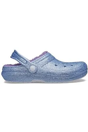 Crocs Kids Classic Lined Glitter Clog