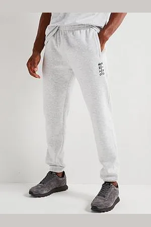 Gym King Mens Division Fleece Jogger - Snow Marl