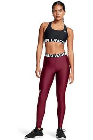 Under Armour Womens Training Heat Gear Authentics Leggings - Burgundy