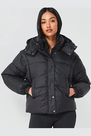 Very Detachable Sleeve 2 In 1 Padded Coat
