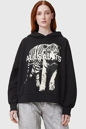 AllSaints Kit Talon Tiger Print Hoodie