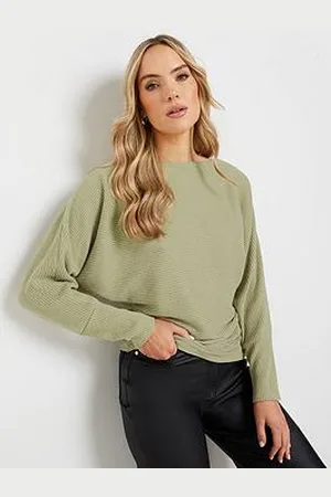 Long Tall Sally Ribbed Soft Touch Batwing Top