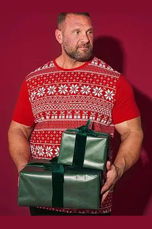 BAD RHINO Christmas Fairisle T-Shirt
