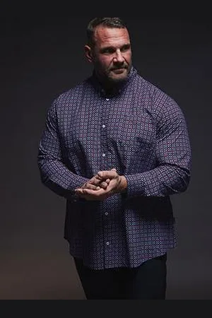 BAD RHINO Big & Tall Geo Print Party Shirt