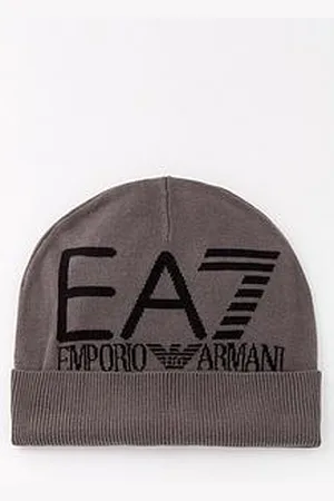 EA7 Contrast Logo Beanie Hat