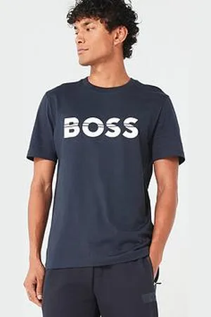 HUGO BOSS Tee 1 Regular Fit Tonal Chest Logo T-Shirt