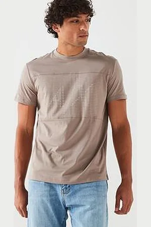 Armani Exchange Regular Fit Macro Logo Graphic T-Shirt