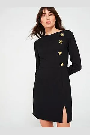 Very Flower Trim Mini Dress