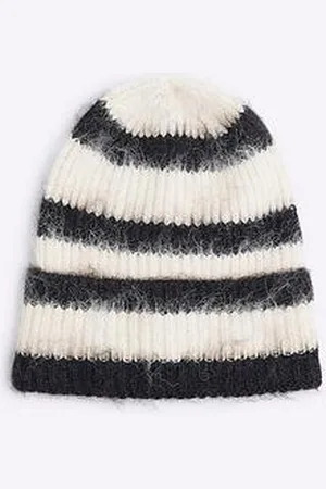 River Island Stripey Beanie
