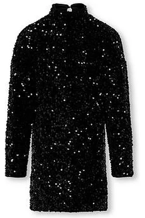 ONLY Girls Sequin Long Sleeve Dress